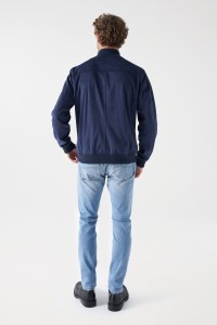 BLOUSON AVIATEUR EN DAIM