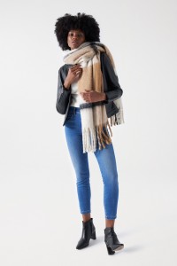 SECRET PUSH IN-JEANS, CROPPED SKINNY-PASSFORM, MIT SEN