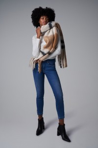 SECRET PUSH IN-JEANS, CROPPED SKINNY-PASSFORM, MIT SEN