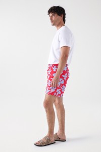 FLORAL PRINT SWIMMING TRUNKS