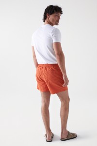 PLAIN SWIM SHORTS WITH DRAWSTRING