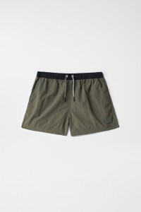 PLAIN SWIM SHORTS WITH DRAWSTRING