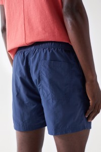 PLAIN SWIMMING TRUNKS WITH DRAWSTRING