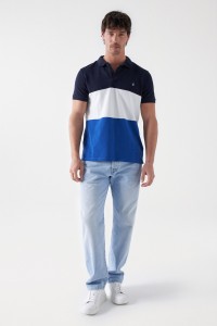 TRICOLOUR POLO SHIRT