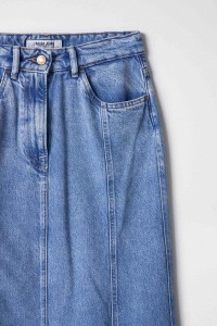 SAIA EM DENIM MIDI