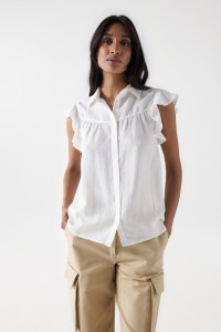 BLOUSE  VOLANTS