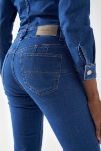 COMBINAISON EN JEAN DESTINY PUSH UP FLARE