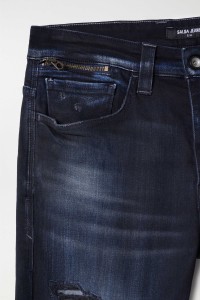 CRAFT SERIES SLIM-JEANS MIT RISSEN