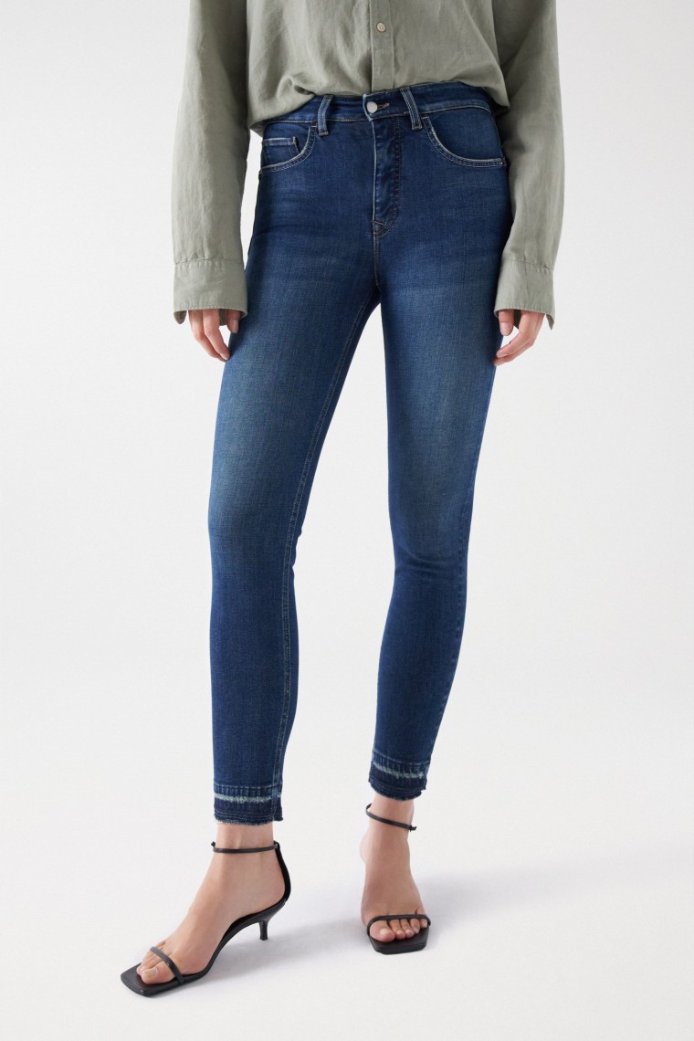 JEAN FAITH PUSH IN CROPPED SLIM AVEC OURLET DCOUSU