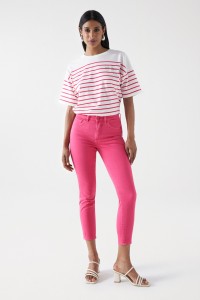 PINK FAITH PUSH IN JEANS