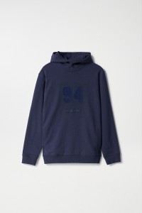 SUDADERA CON CAPUCHA Y ESTAMPADO