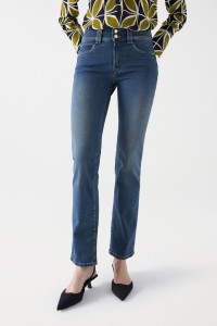 JEANS SECRET PUSH IN STRAIGHT DETALHE BOTES