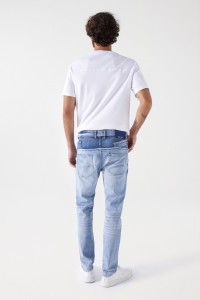 CRAFT SERIES TAPERED-JEANS IM DESTROYED-LOOK