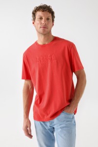 COTTON T-SHIRT WITH SALSA LOGO