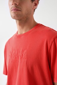 COTTON T-SHIRT WITH SALSA LOGO