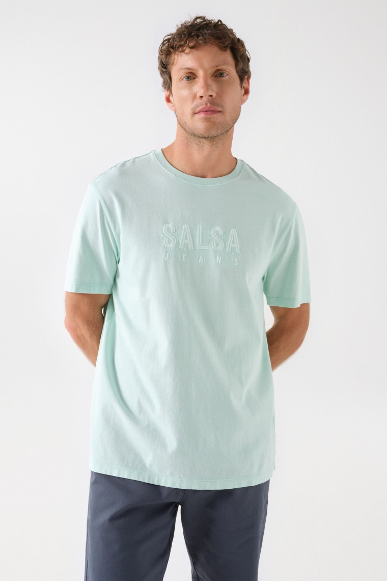 T-SHIRT EN COTON AVEC LOGO SALSA