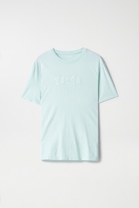 COTTON T-SHIRT WITH SALSA LOGO