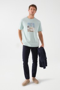 COTTON T-SHIRT WITH GRAPHIC