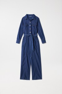 LIGHTDENIM STRAIGHT LEG JUMPSUIT