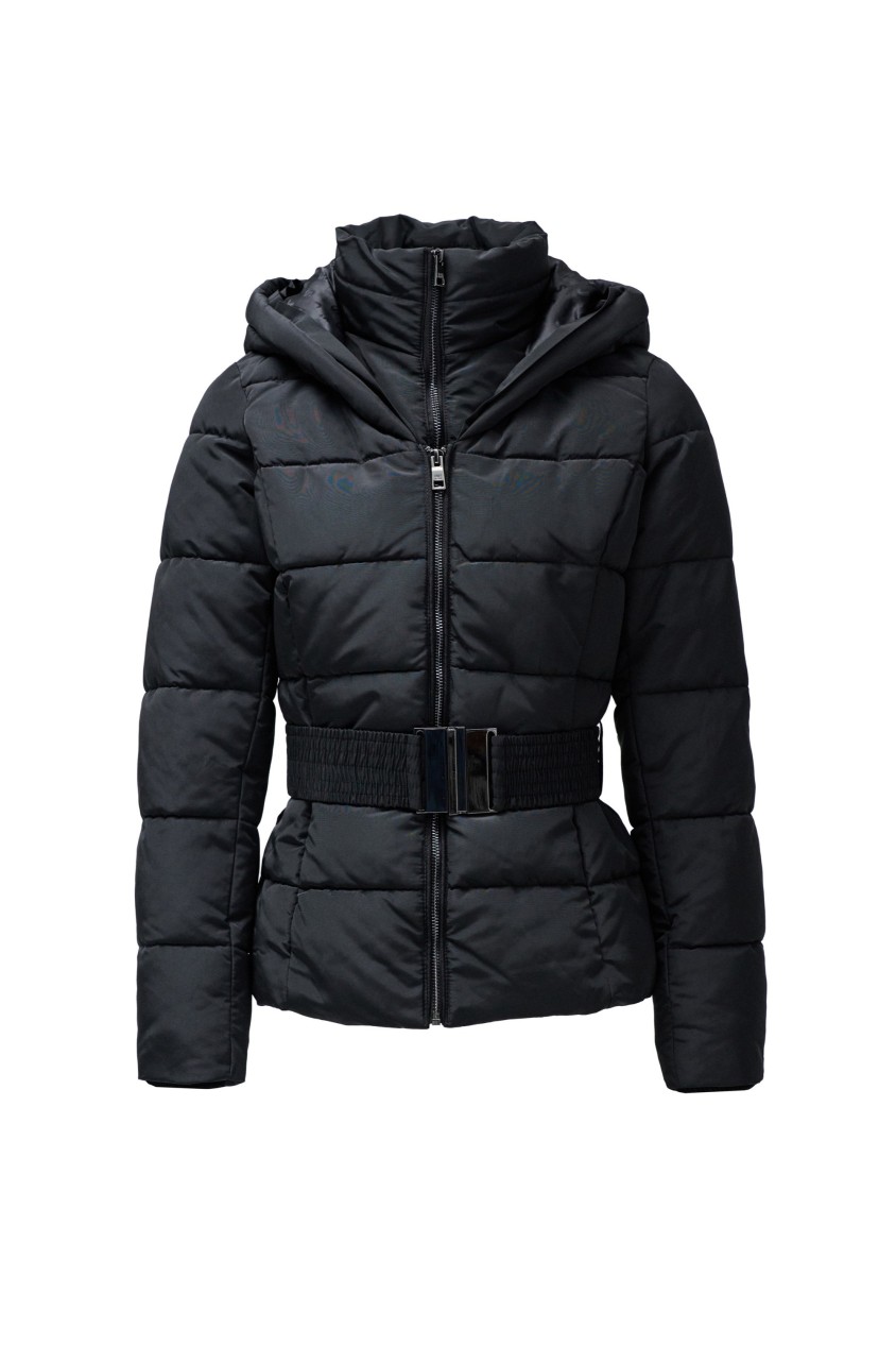 BELTED PUFFER COAT