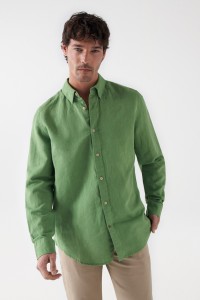 LINEN BLEND SHIRT