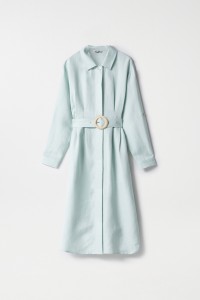 LINEN DRESS WITH BELT