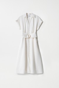 ROBE MIDI AVEC CEINTURE