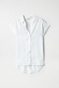 PLAIN SATIN-FEEL SHIRT