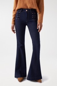 DESTINY PUSH UP FLARE JEANS WITH PREMIUM DETAIL