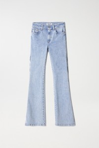 DESTINY PUSH UP FLARE JEANS WITH INTERWOVEN EFFECT