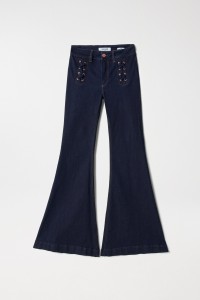 DESTINY PUSH UP FLARE JEANS WITH PREMIUM DETAIL