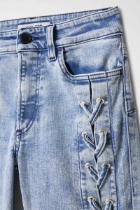 DESTINY PUSH UP FLARE JEANS WITH INTERWOVEN EFFECT