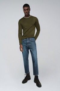 VAQUEROS TAPERED CROPPED SLIM