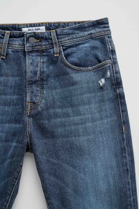 JEANS TAPERED CROPPED SLIM