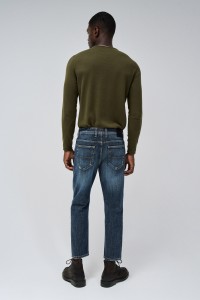 JEANS TAPERED CROPPED SLIM