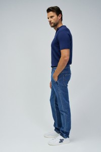 SLIM FIT JEANS WITH MEDIUM WASH