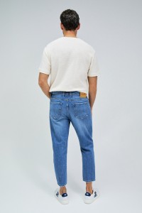 JEANS TAPERED CROPPED