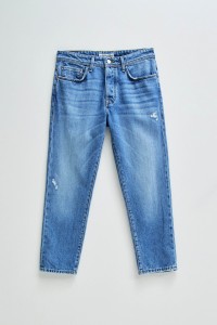 TAPERED CROPPED JEANS