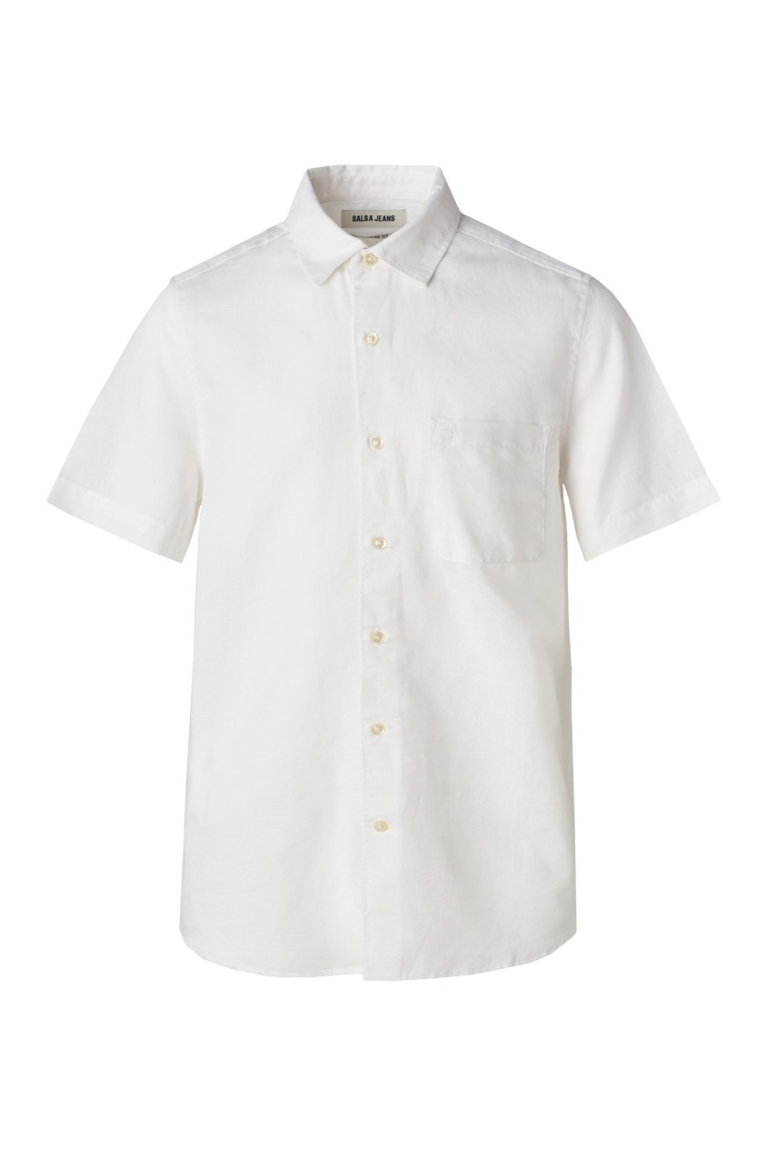 BSC COTTON LINEN SHORT SLEEVE SHIRT