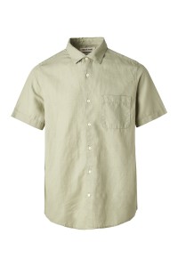 BSC COTTON LINEN SHORT SLEEVE SHIRT