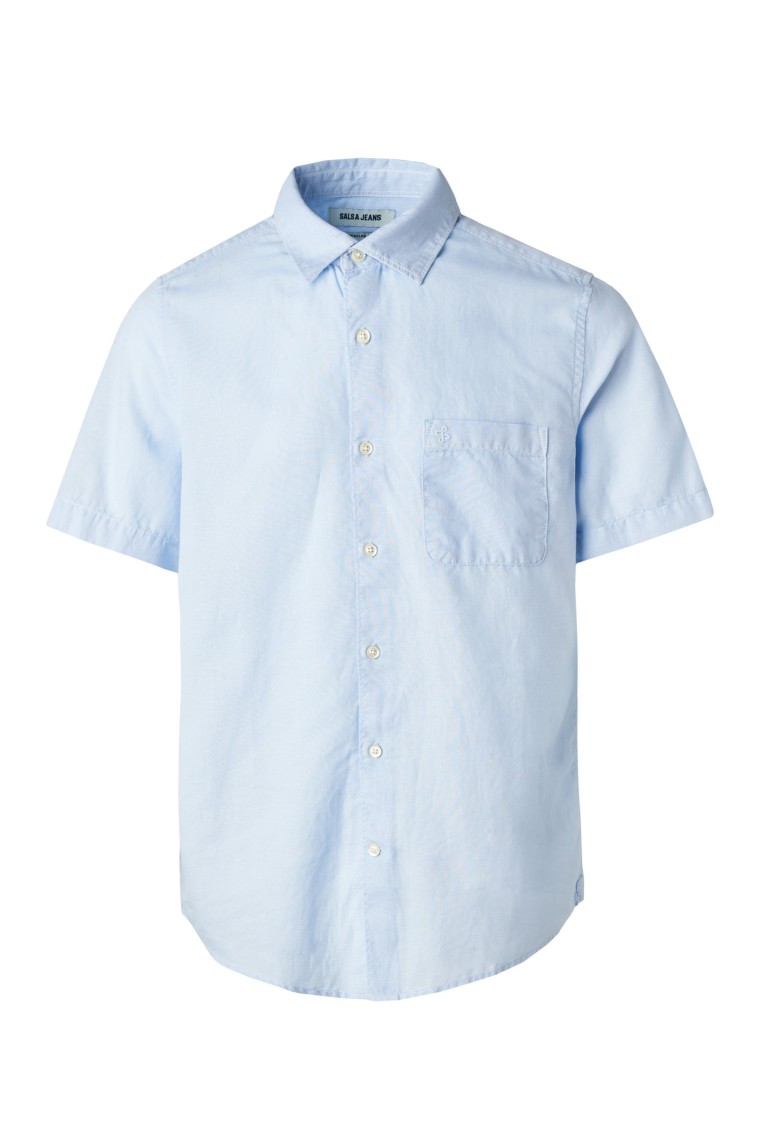 BSC COTTON LINEN SHORT SLEEVE SHIRT