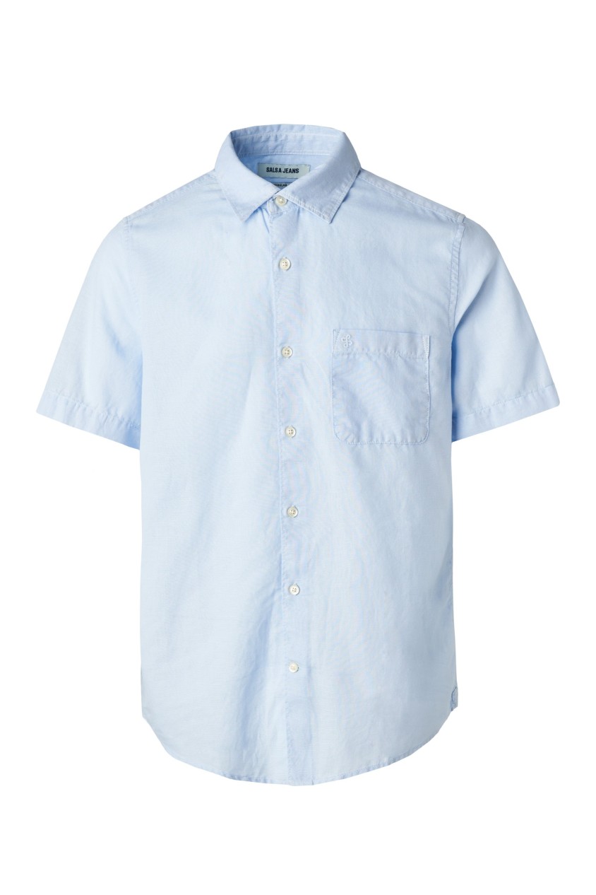 BSC COTTON LINEN SHORT SLEEVE SHIRT