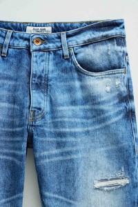 JEANS REGULAR CRAFTSERIES MIT RISSEN