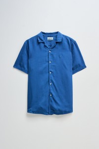 SHORT SLEEVE LIGHTDENIM SHIRT