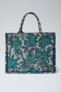 TOTE BAG WITH FLORAL PATTERN