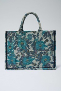 TOTE BAG WITH FLORAL PATTERN