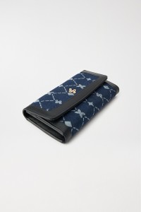 DENIM PATTERNED WALLET