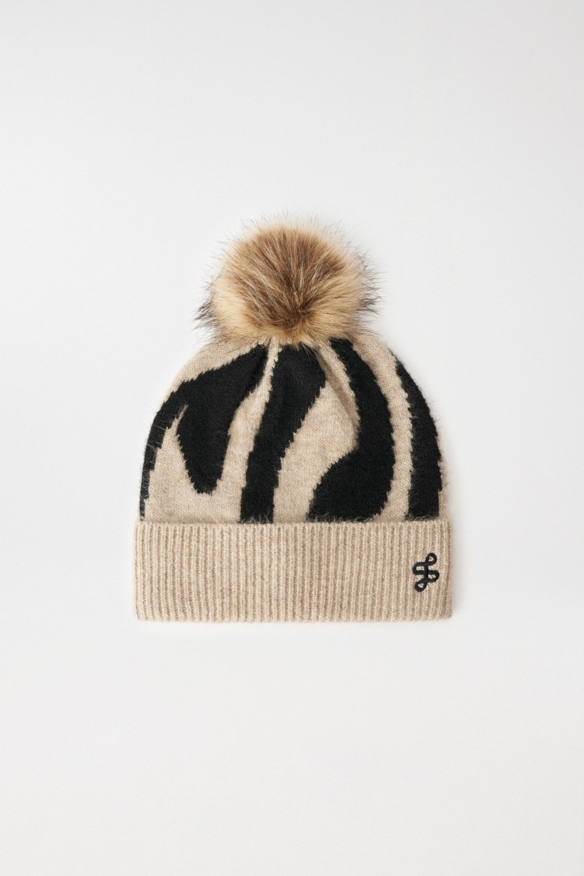 ANIMAL PRINT HAT