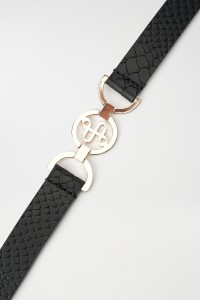 CEINTURE EN CUIR AVEC LOGO DOR