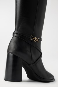 LEATHER KNEE-HIGH BOOTS